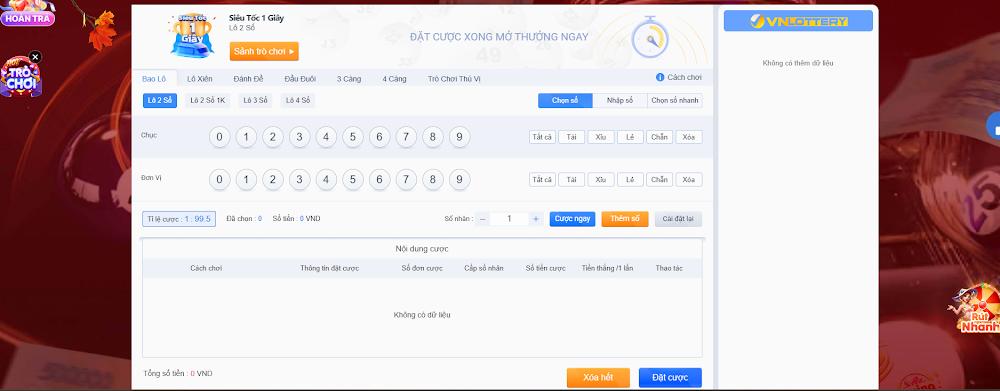 Ưu điểm sảnh xổ số lô đề Sodo6789